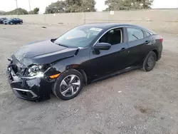 Salvage cars for sale at San Diego, CA auction: 2020 Honda Civic LX