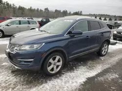 Salvage cars for sale at Windham, ME auction: 2017 Lincoln MKC Premiere