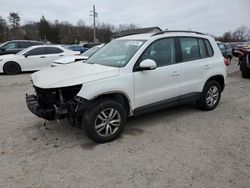 Salvage cars for sale at York Haven, PA auction: 2016 Volkswagen Tiguan S