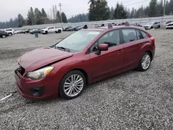 Subaru salvage cars for sale: 2012 Subaru Impreza Premium