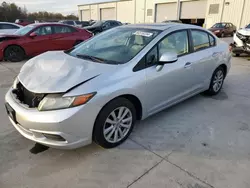 Salvage cars for sale at Gaston, SC auction: 2012 Honda Civic EX