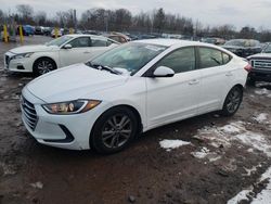 Hyundai Elantra salvage cars for sale: 2018 Hyundai Elantra SEL