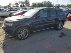 Salvage cars for sale at Riverview, FL auction: 2017 Jeep Grand Cherokee Summit