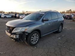 Nissan salvage cars for sale: 2015 Nissan Pathfinder S