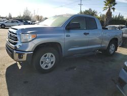 Toyota salvage cars for sale: 2016 Toyota Tundra Double Cab SR