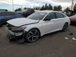 Salvage cars for sale at Denver, CO auction: 2018 Honda Accord Sport