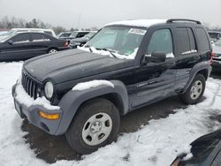 Jeep salvage cars for sale: 2003 Jeep Liberty Sport