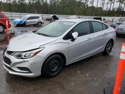 Vehiculos salvage en venta de Copart Harleyville, SC: 2016 Chevrolet Cruze LS