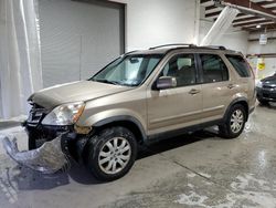 Salvage cars for sale from Copart Leroy, NY: 2005 Honda CR-V SE