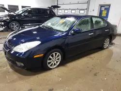 Lexus salvage cars for sale: 2002 Lexus ES 300