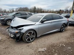 Salvage cars for sale from Copart Chalfont, PA: 2021 Honda Accord Sport SE