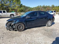 Toyota Corolla l salvage cars for sale: 2017 Toyota Corolla L