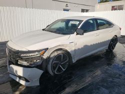 Salvage cars for sale from Copart Opa Locka, FL: 2022 Honda Accord Hybrid Sport