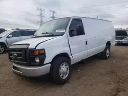 Salvage cars for sale at Elgin, IL auction: 2012 Ford Econoline E350 Super Duty Van