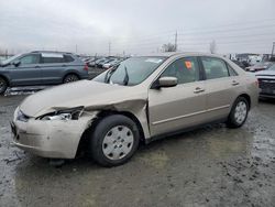 Salvage cars for sale at Eugene, OR auction: 2003 Honda Accord LX