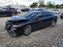 Salvage vehicles for parts for sale at auction: 2021 Toyota Camry LE