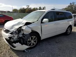 Salvage cars for sale at Riverview, FL auction: 2014 KIA Sedona LX