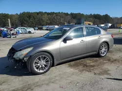 Salvage cars for sale at Florence, MS auction: 2011 Infiniti G37 Base