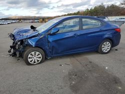 Salvage cars for sale at Brookhaven, NY auction: 2016 Hyundai Accent SE