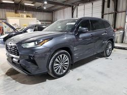 Salvage cars for sale from Copart Rogersville, MO: 2021 Toyota Highlander Hybrid Platinum