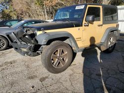 Salvage cars for sale at Austell, GA auction: 2013 Jeep Wrangler Sport