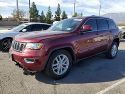 Salvage cars for sale at Rancho Cucamonga, CA auction: 2018 Jeep Grand Cherokee Laredo