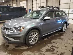 Volkswagen salvage cars for sale: 2017 Volkswagen Golf Alltrack S