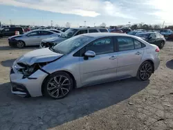 Salvage cars for sale at Indianapolis, IN auction: 2022 Toyota Corolla SE