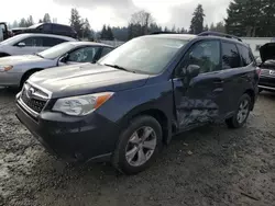 Vehiculos salvage en venta de Copart Graham, WA: 2014 Subaru Forester 2.5I Limited