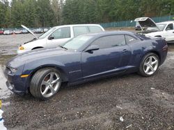 Salvage cars for sale at Graham, WA auction: 2015 Chevrolet Camaro LT