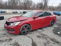 Honda salvage cars for sale: 2016 Honda Accord Sport