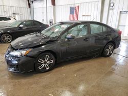 Salvage cars for sale at Franklin, WI auction: 2018 Subaru Impreza