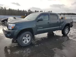 Salvage cars for sale at Windham, ME auction: 2010 Toyota Tacoma Double Cab Long BED