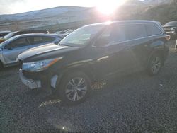 Salvage cars for sale from Copart Reno, NV: 2015 Toyota Highlander XLE