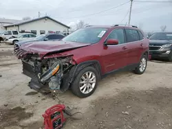 Salvage cars for sale at Pekin, IL auction: 2015 Jeep Cherokee Limited