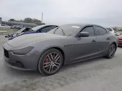 Maserati Ghibli s salvage cars for sale: 2016 Maserati Ghibli S