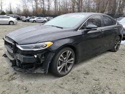 Ford salvage cars for sale: 2020 Ford Fusion Titanium