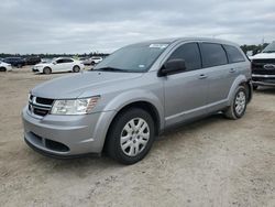 Salvage cars for sale from Copart Houston, TX: 2015 Dodge Journey SE