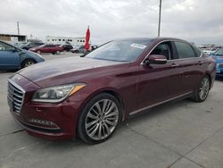 Salvage cars for sale at Grand Prairie, TX auction: 2017 Genesis G80 Ultimate