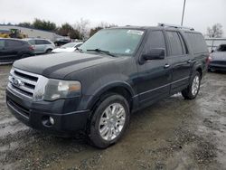 Vehiculos salvage en venta de Copart Sacramento, CA: 2013 Ford Expedition EL Limited