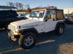 Jeep Wrangler / tj se Vehiculos salvage en venta: 2002 Jeep Wrangler / TJ SE