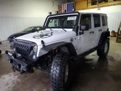 Jeep Wrangler salvage cars for sale: 2015 Jeep Wrangler Unlimited Sahara