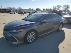 Salvage cars for sale at Sacramento, CA auction: 2023 Toyota Camry LE