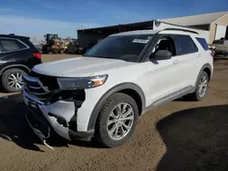 Salvage SUVs for sale at auction: 2021 Ford Explorer XLT