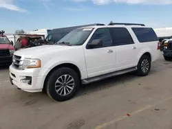 Salvage cars for sale from Copart Hayward, CA: 2015 Ford Expedition EL XLT