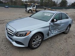 Salvage cars for sale at Madisonville, TN auction: 2015 Mercedes-Benz C 300 4matic