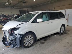 Salvage cars for sale at Candia, NH auction: 2017 Toyota Sienna XLE