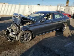 Salvage cars for sale at Van Nuys, CA auction: 2017 Mercedes-Benz C300