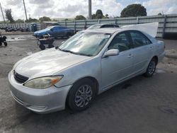 Salvage cars for sale at Miami, FL auction: 2004 Toyota Camry LE