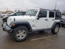 Salvage cars for sale at Moraine, OH auction: 2016 Jeep Wrangler Unlimited Sport